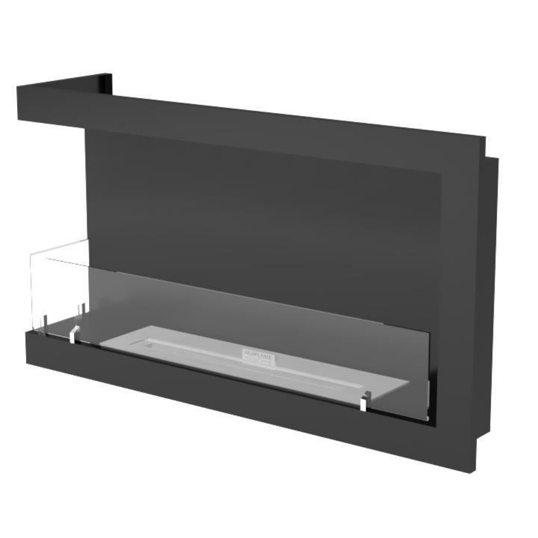 Korflame Sol Açık 100 Cm Bioetanol Bacasız Şömine