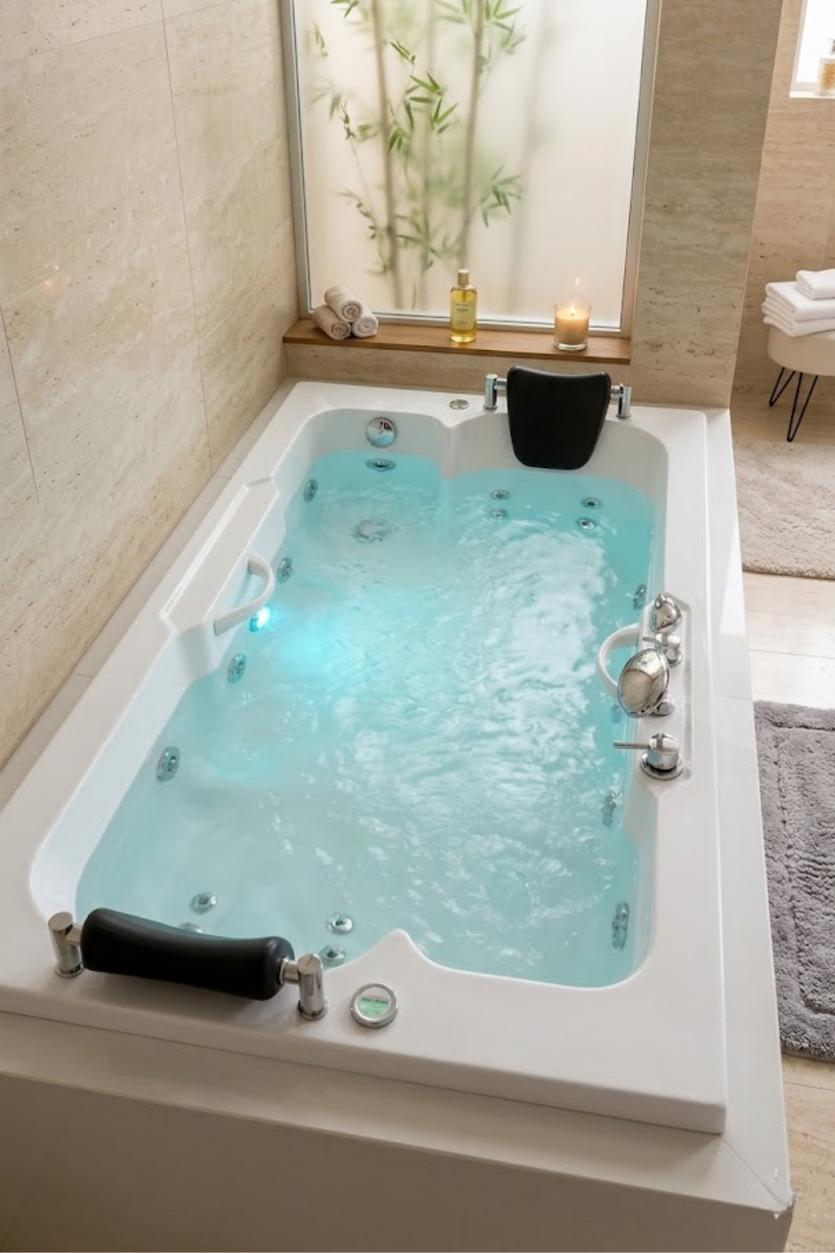 Kuntbay 100 x 170 H 60 Dikdörtgen Çift Kişilik Jakuzi