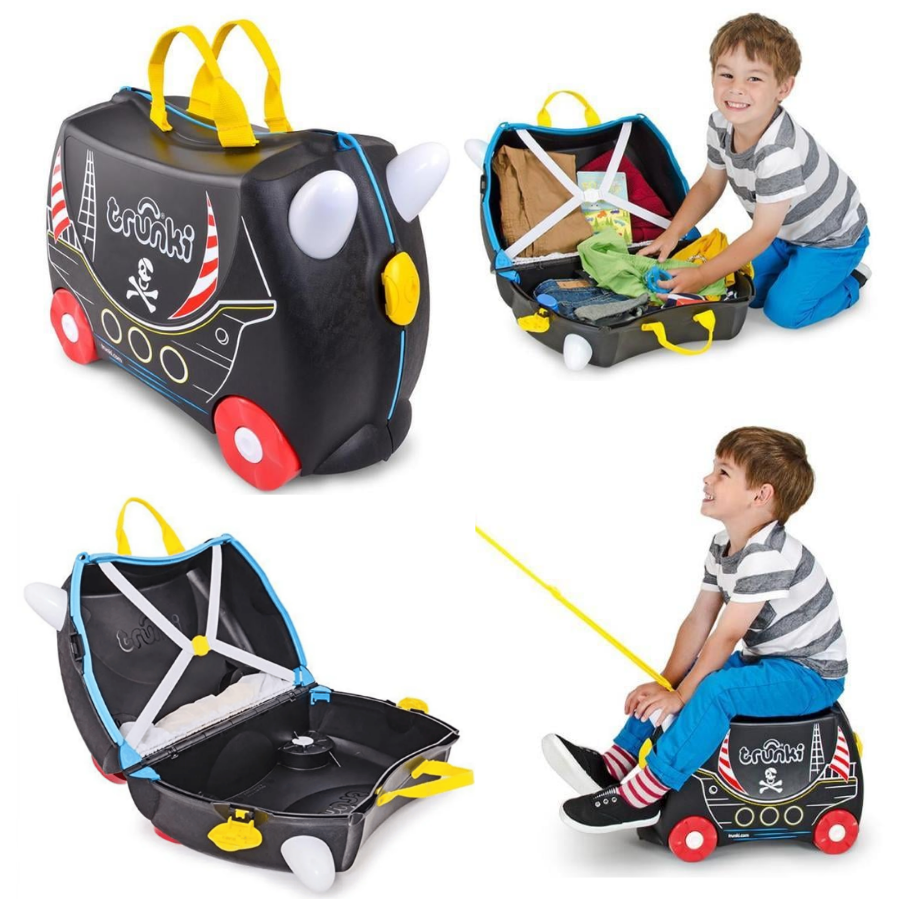 Trunki Korsan Pedro Binilen ve Sürülen Çocuk Bavulu