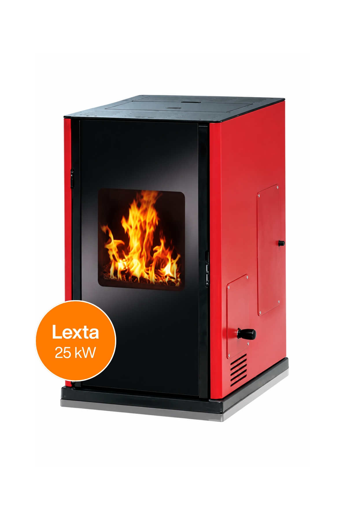 Arıkazan Lexta 25C 25kW Şömine Tipi Peletli Kalorifer Sobası