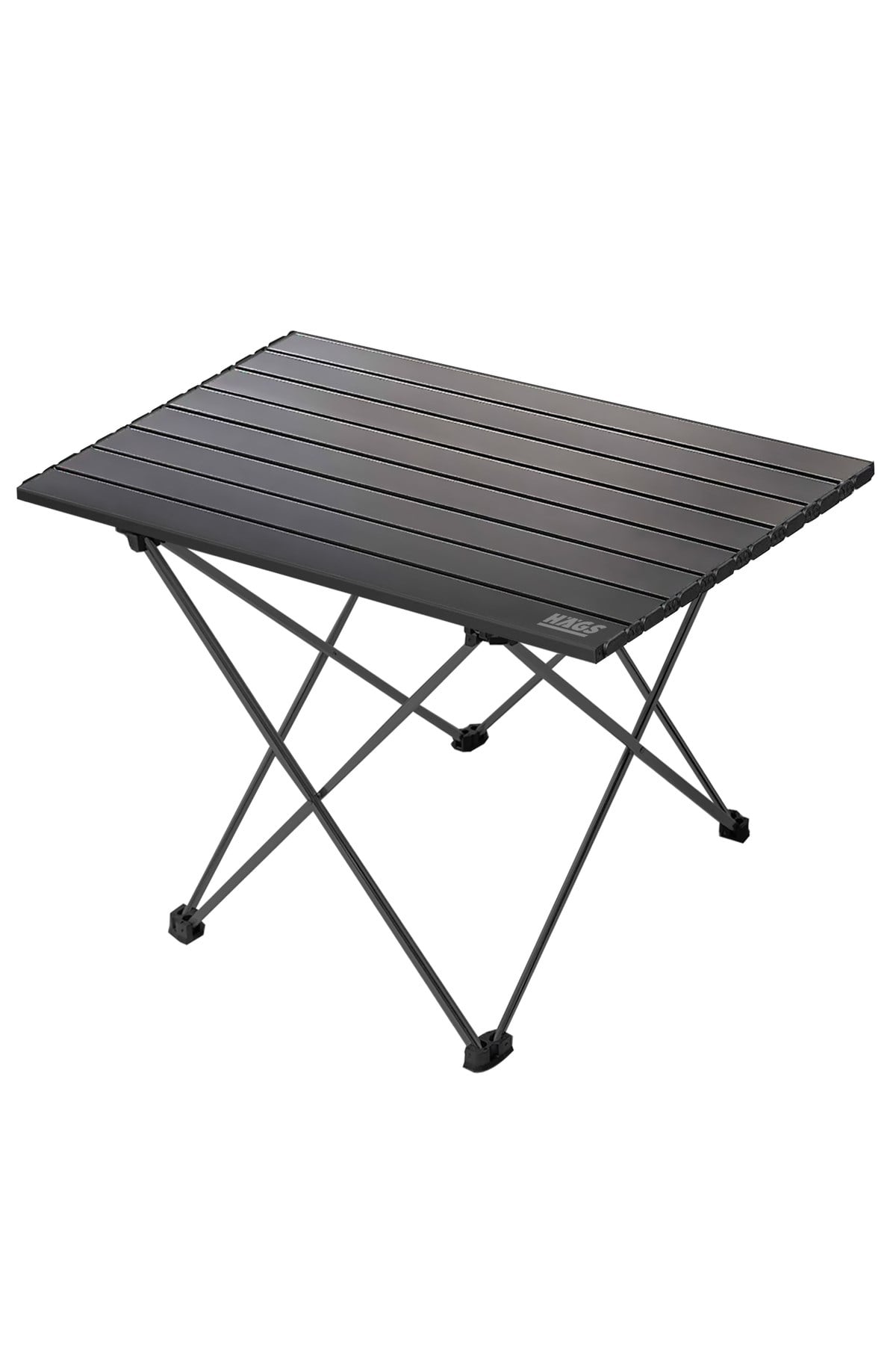 HAEGS Full Alüminyum Katlanır Kamp Masası, Piknik, BBQ, Balıkçılık, Doğa Aktiviteleri, Plaj için Kolay Taşınabilir Kompakt Outdoor Ultra Hafif Kamp Masası Büyük Boy - Siyah
