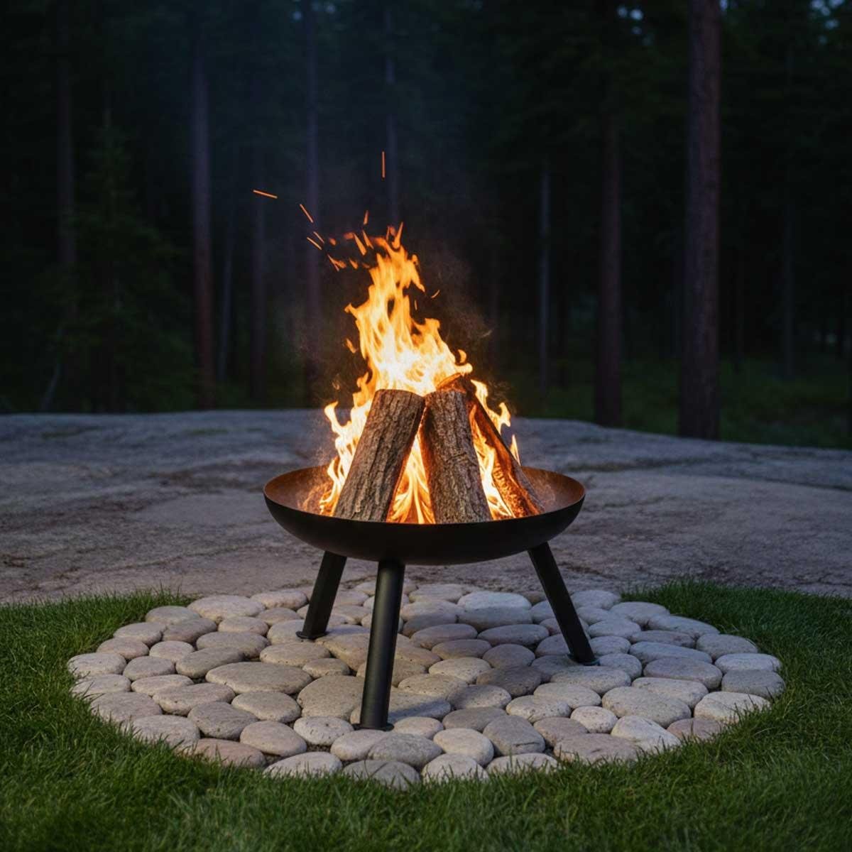 The Favilla Bombe Ateş Çukuru Bahçe Şöminesi