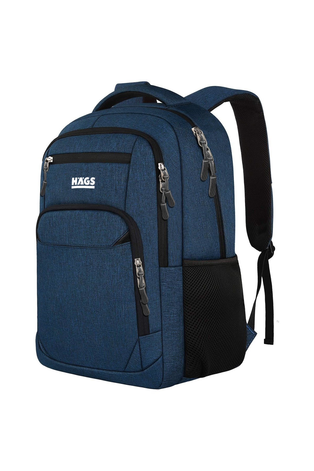 Haegs Laptop Sırt Çantası, Multi Cepli İş Seyahat Çantası, Dizüstü Bilgisayar Sırt Çantası, Suya Dayanıklı, Kolej Bilgisayar Çantası, Kadınlar ve Erkekler İçin Çok Bölmeli Organizer Çanta - Koyu Mavi