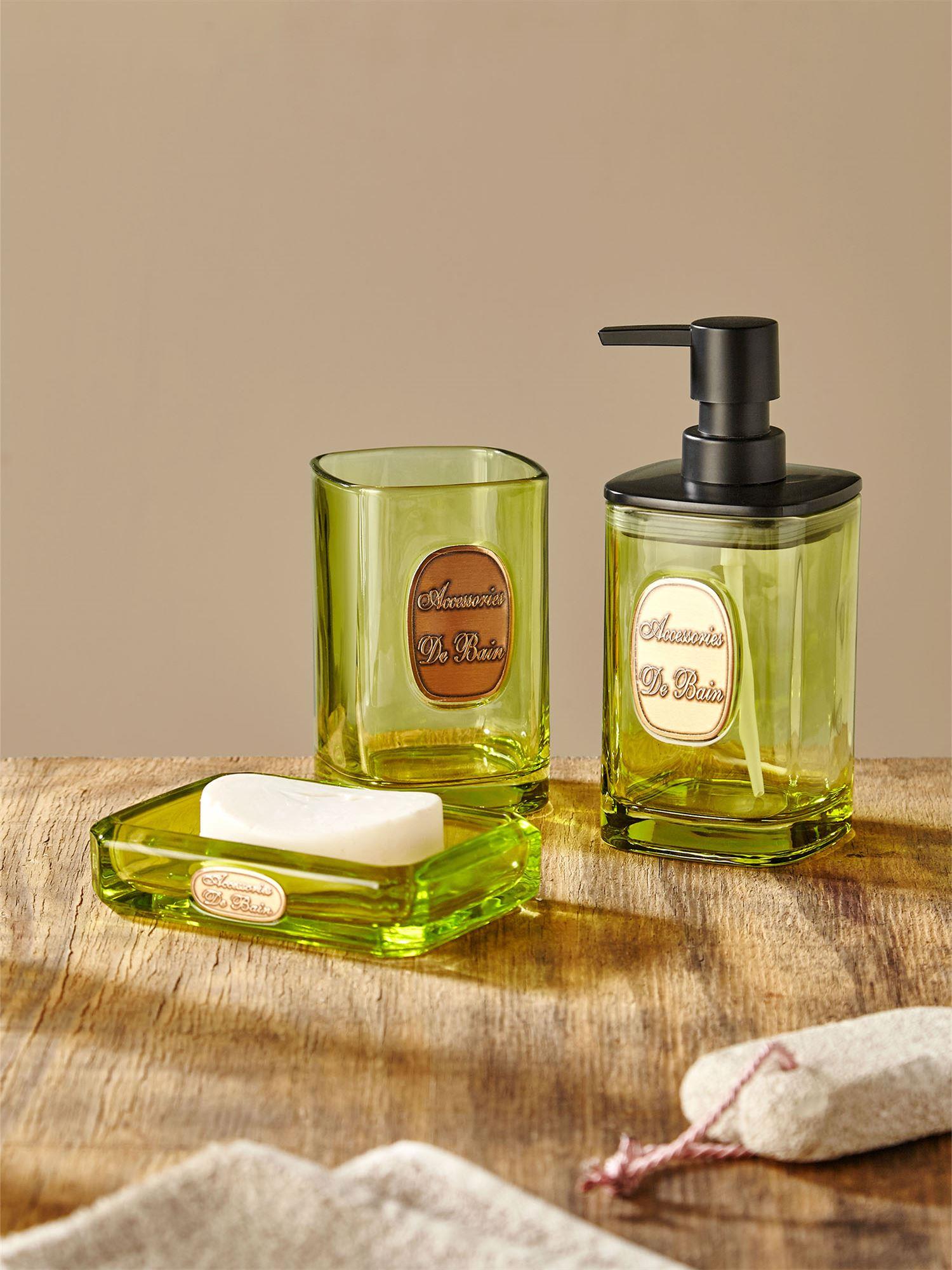 The Mia Globe Banyo Seti 3 Parça Yeşil 330 ml