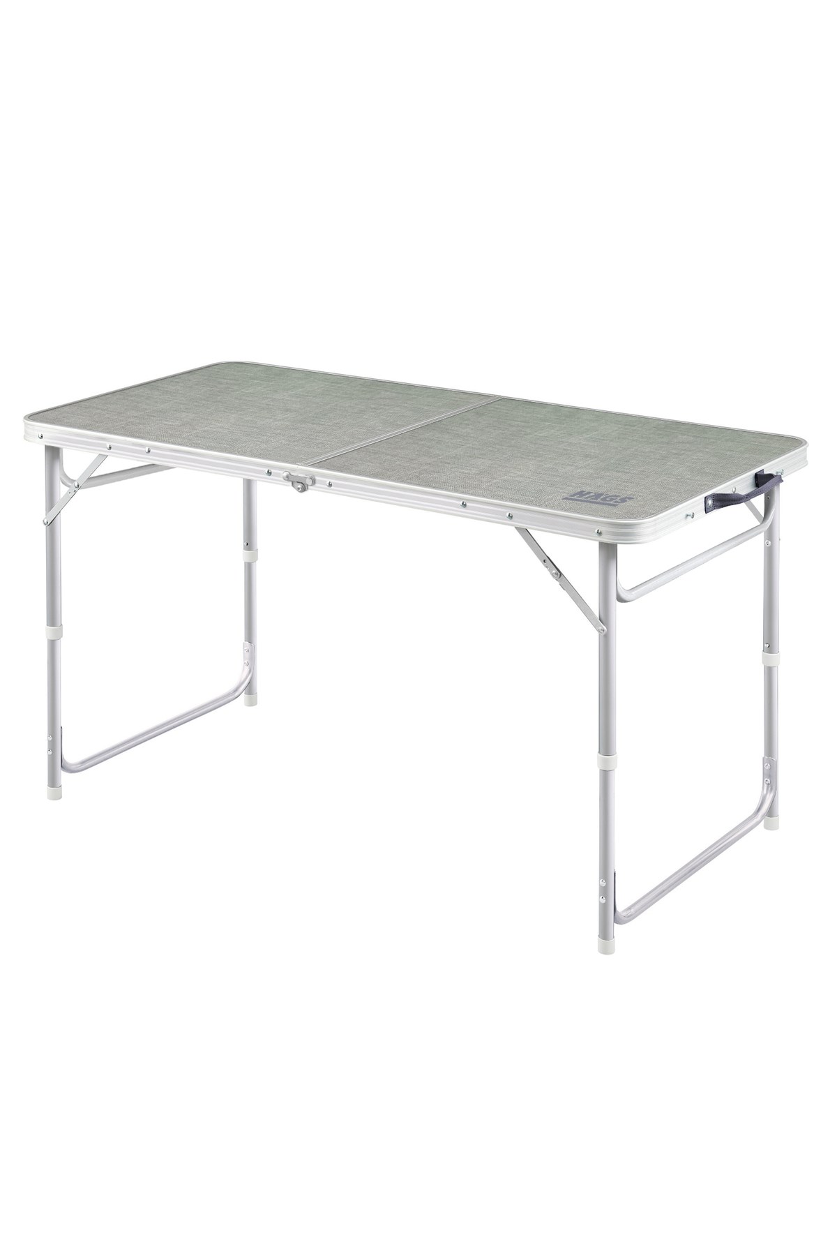 Haegs Portatif Kamp Masası, 2 Yükseklik Ayarlı, Katlanır Piknik Masası, Kolay Taşınabilir Alüminyum Masa 90x50 - Kumaş Desenli