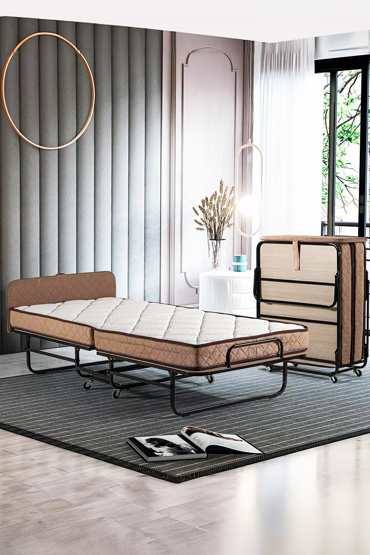 Niron Yatak Supreme Tek Kişilik Lüks Katlanır Ve Karyola 90x200