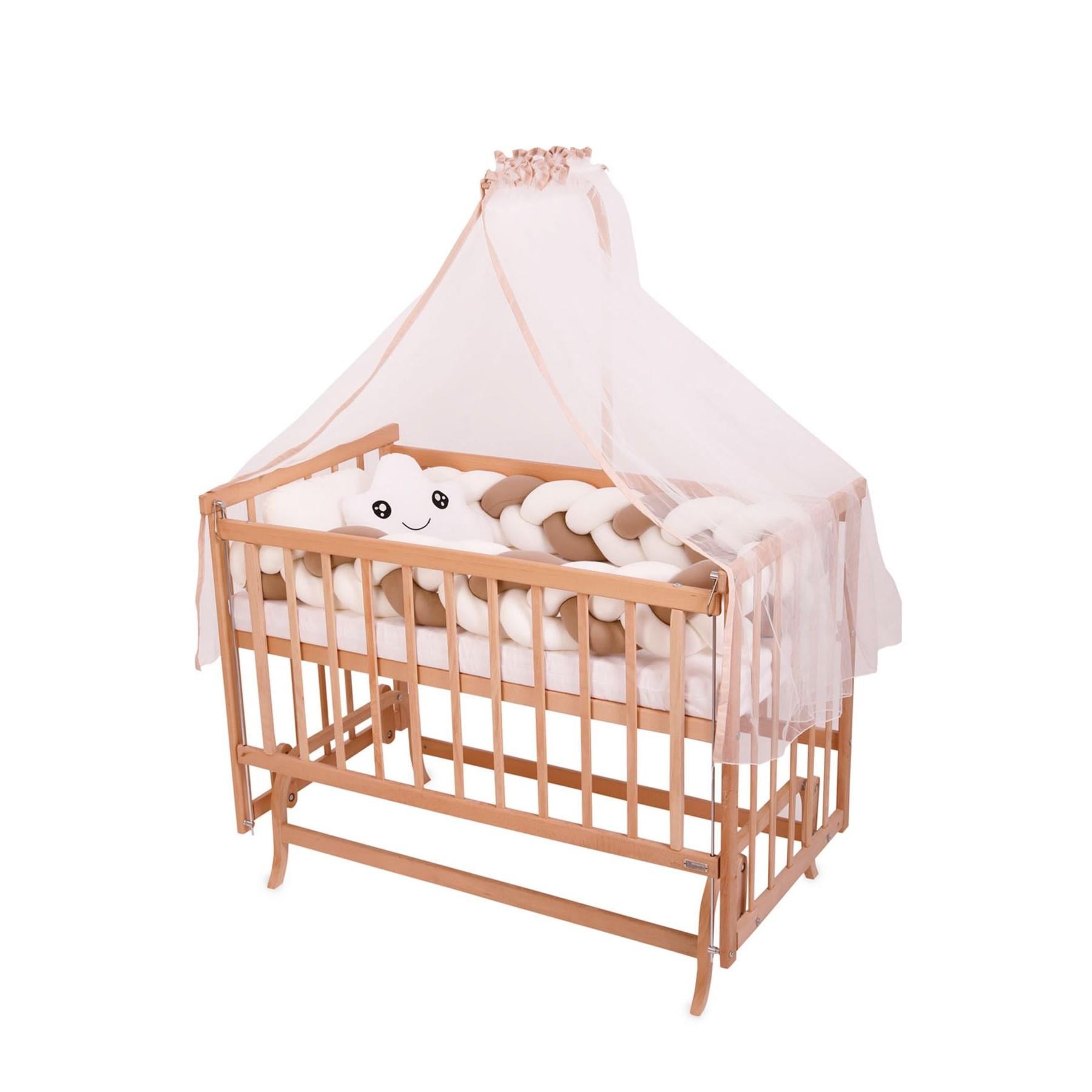 Reyo Anne Yanı Beşik-Krem/Kahve