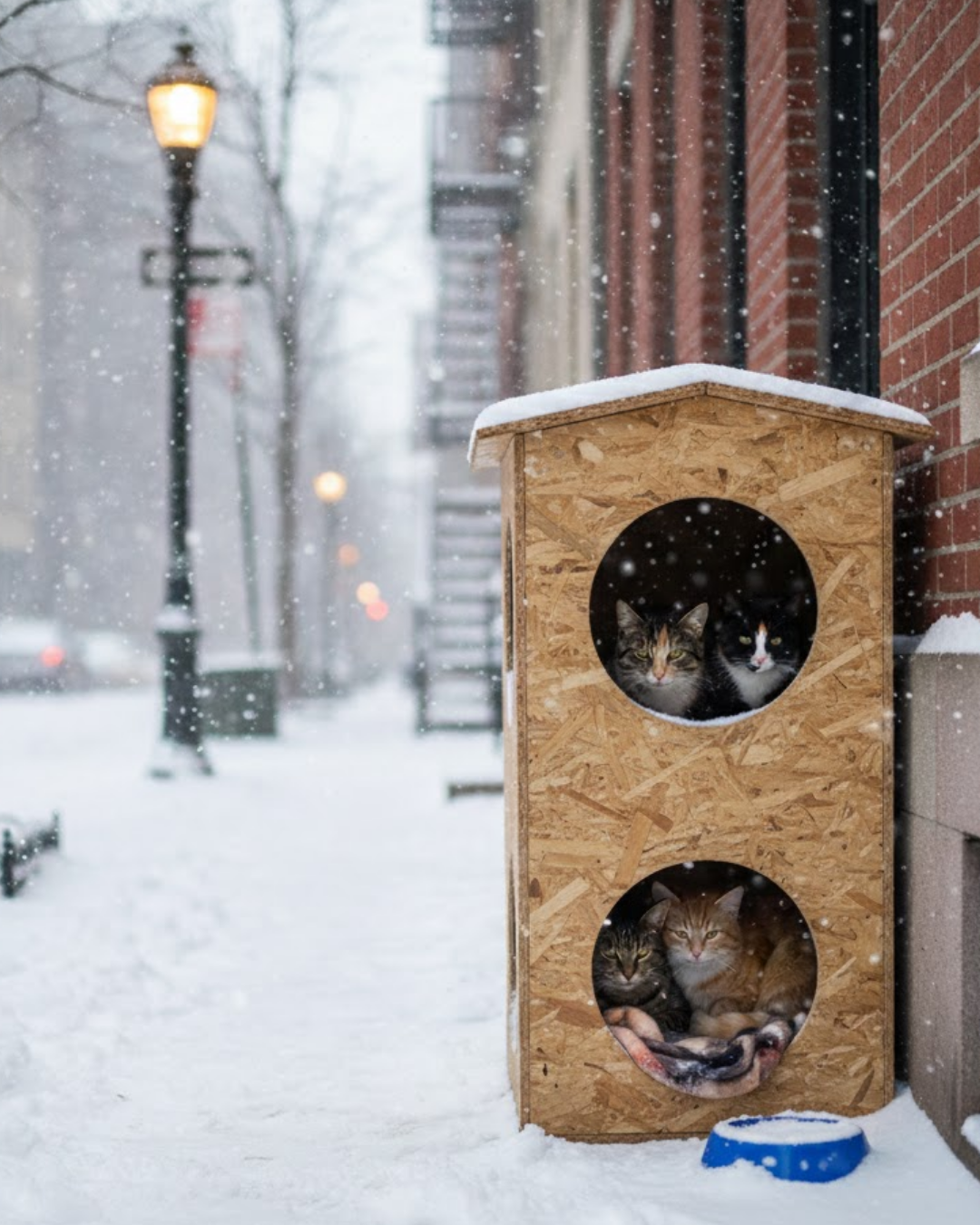 Melada Kedi Evi Dış Ortam Uygun Ahşap Kedi Evi Dublex OSB 66x39x32 cm MLD0CAT10