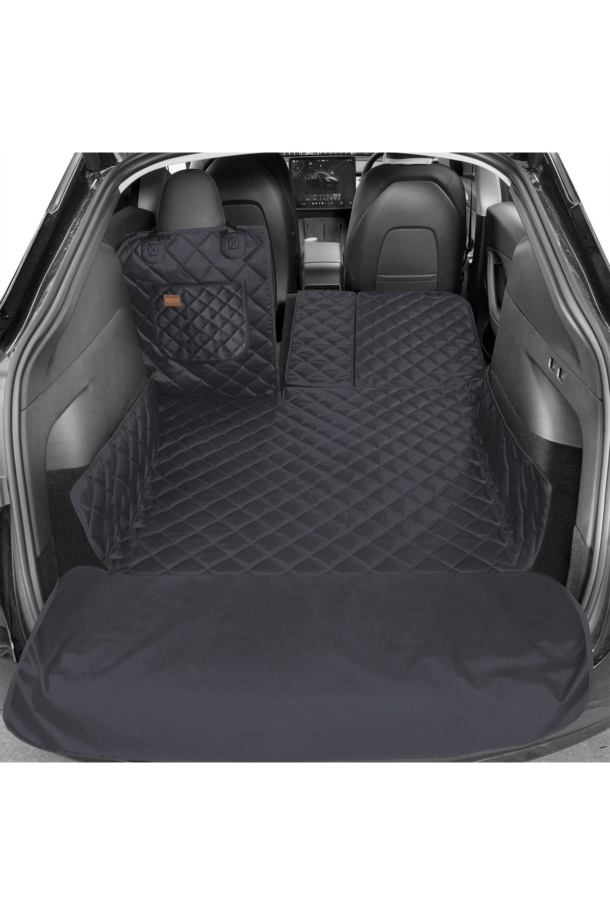 Haegs Araç Bagaj Örtüsü, Evcil Hayvan Köpek Bagaj Koruma Kılıfı, SUV, Sedan, Pickup Panelvan Bagaj Havuzu, Araba için Su Geçirmez Bagaj Koruyucu Kılıf Örtü Mat- Small - Siyah
