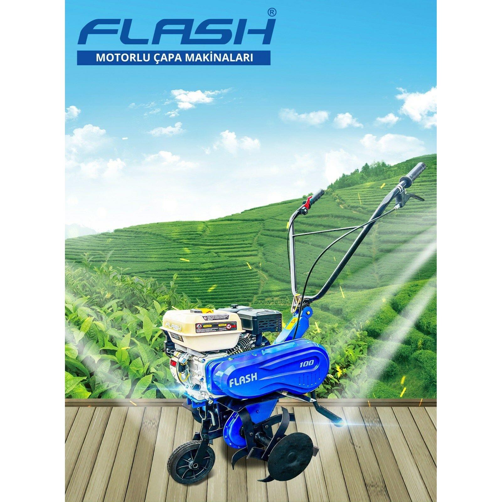Flash 100 Benzinli Çapa Makinası - Güçlü ve Verimli Bahçe Bakımı için En  İyi Seçenek