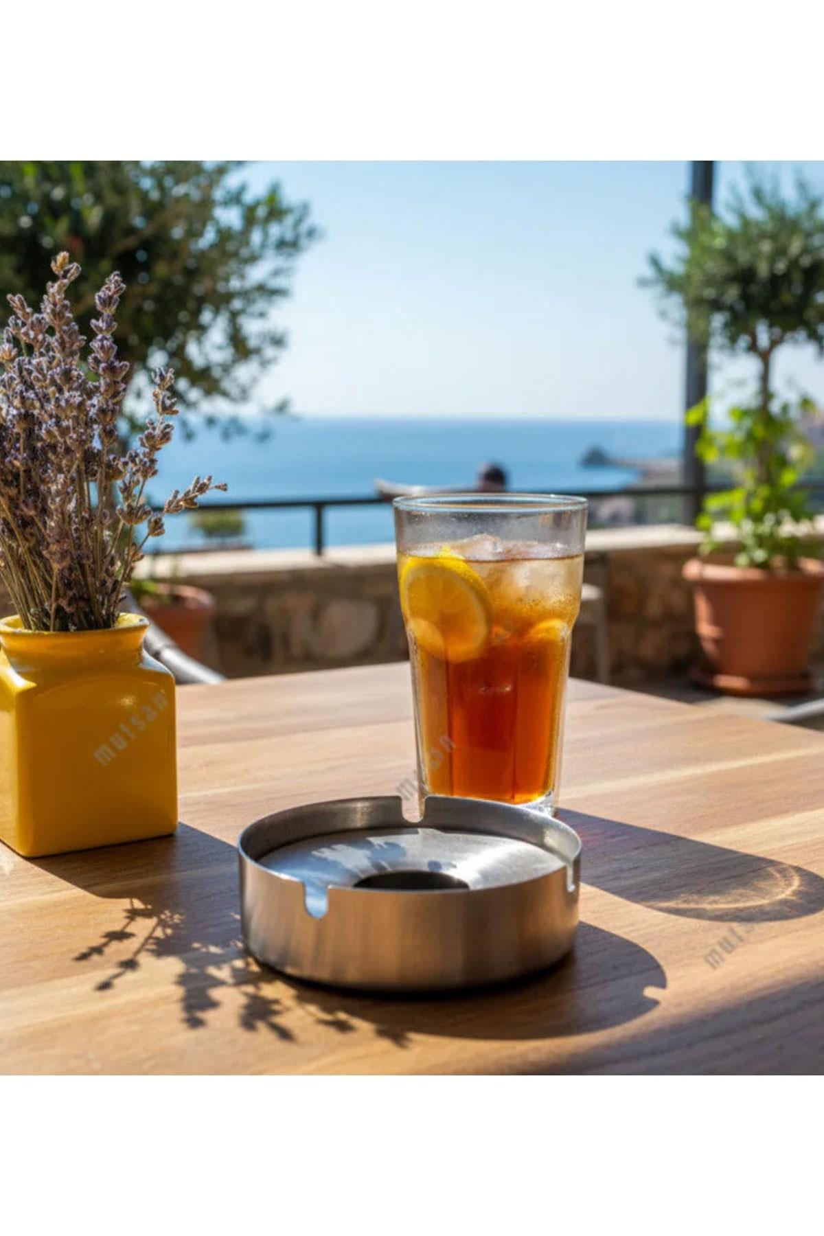 Mutsan Paslanmaz Çelik Küllük 10 cm