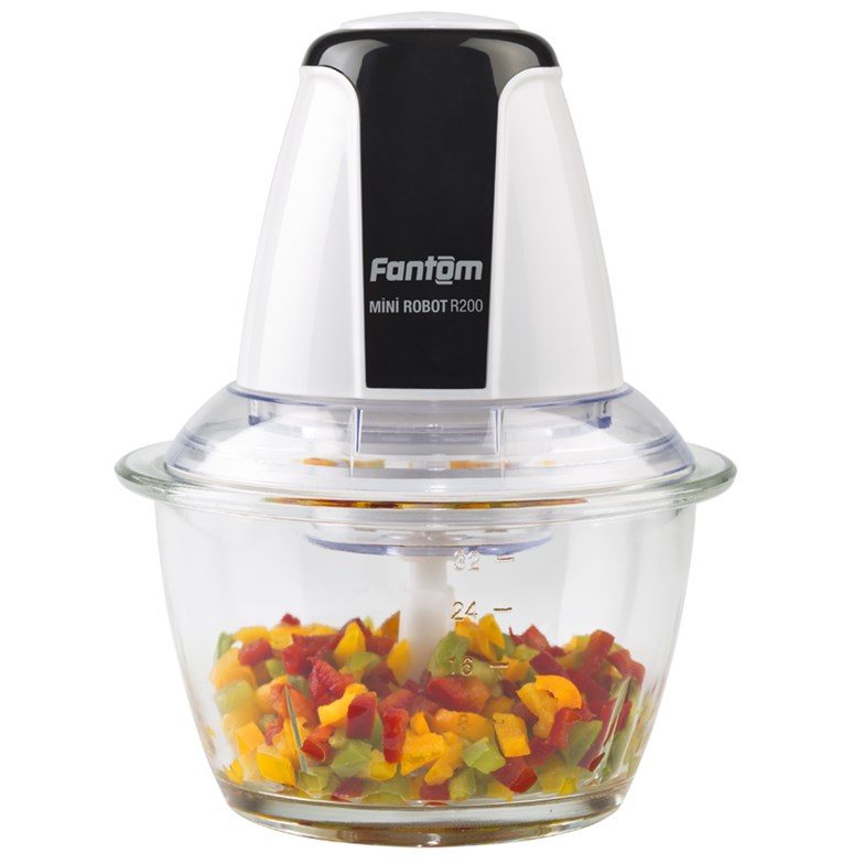 Fantom Robot Fantom R 200 Mini Robot 300 W Doğrayıcı Siyah