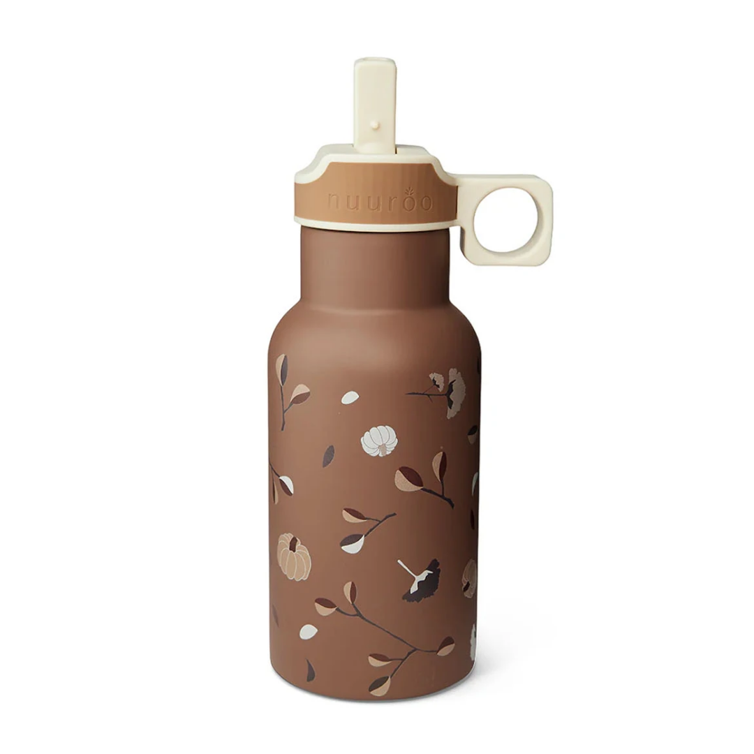 Nuuroo Paslanmaz Çelik Termos Juno Carnival Train Kahverengi 350 ML