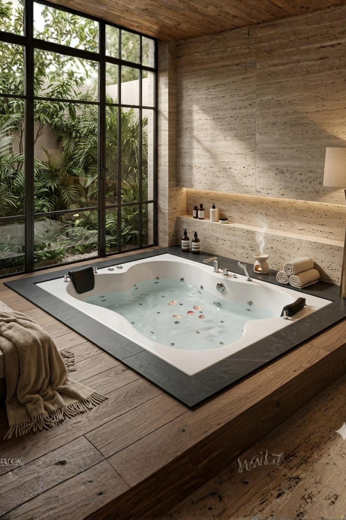 Kuntbay 150 x 200 H 65 Dikdörtgen İki Kişilik Jakuzi