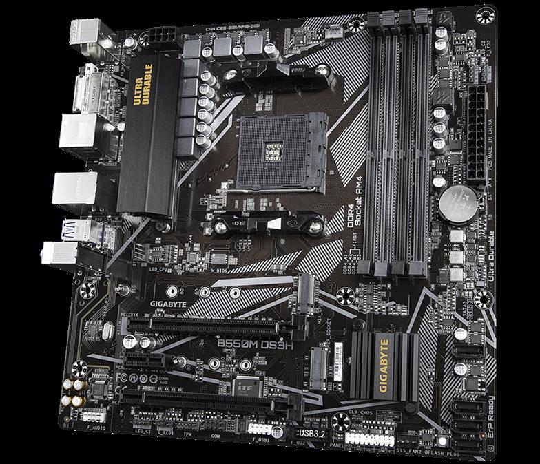 GIGABYTE B550M DS3H DDR4 4000(OC) HDMI AM4 - Ereyon