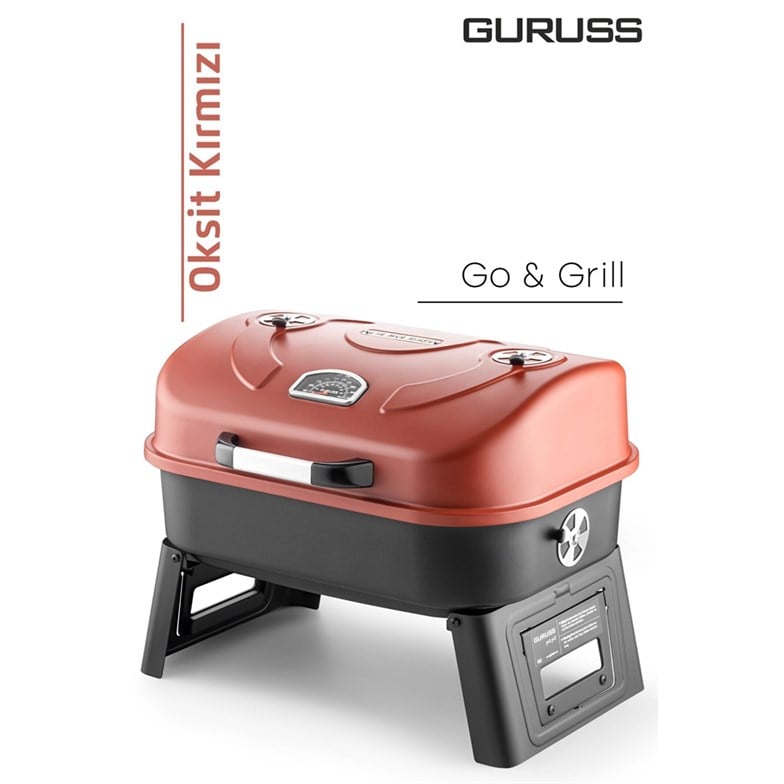 Guruss Go&grill Portatif Barbekü | Kömürlü Mangal