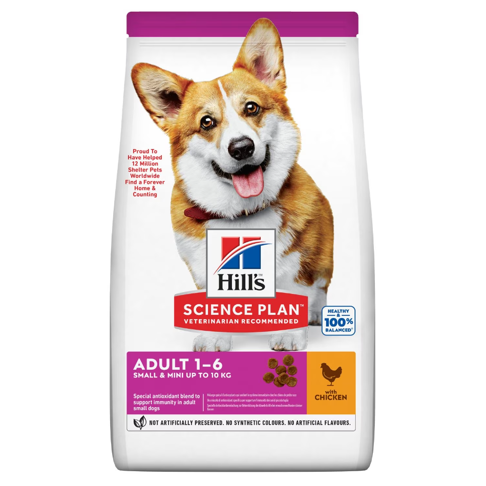 Hill's Adult Small Miniature Tavuk Etli 1.5 kg Küçük Irk Yetişkin Köpek Maması
