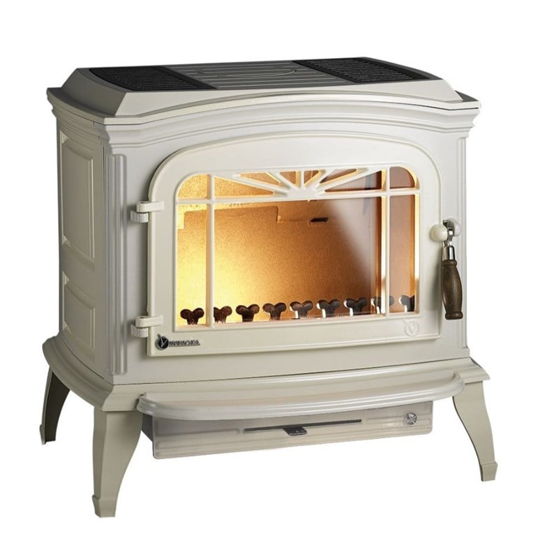 Invicta Bradford Krem 9 kw İthal Döküm Şömine Soba
