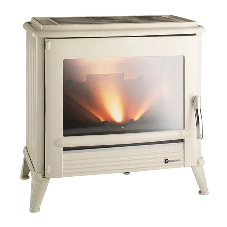 Invicta Modena 10 KW Döküm Şömine Soba Krem