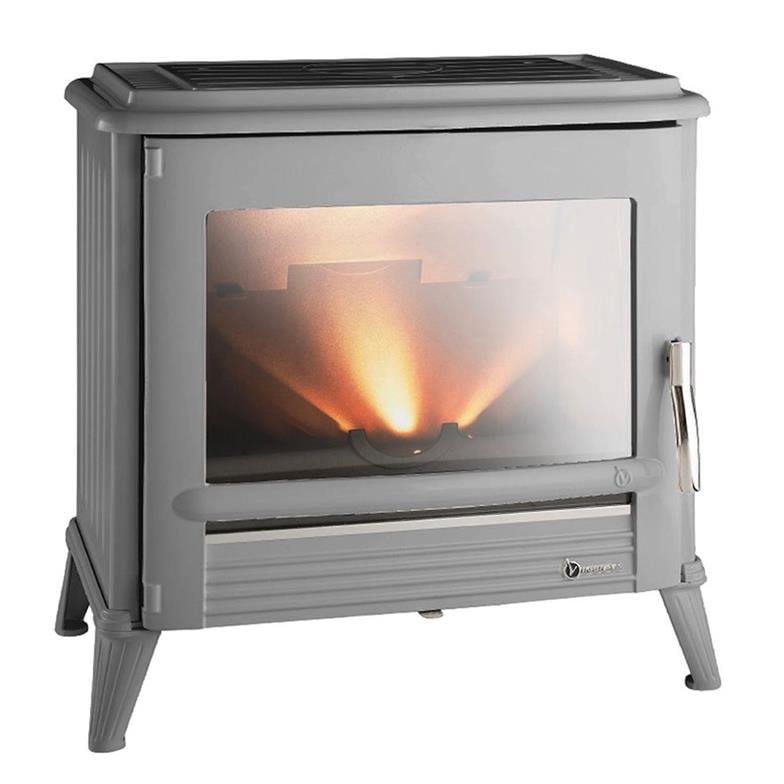 Invicta Modena 10 KW İthal Döküm Şömine Soba Gri
