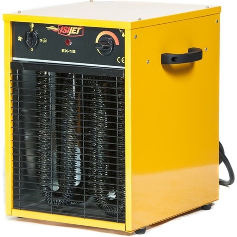 Isıjet EX15 15KW-380V Fanlı Elektrikli Isıtıcı 150m2