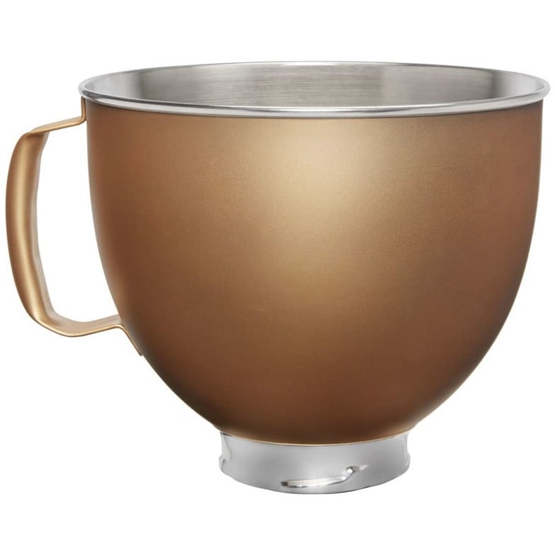 KitchenAid 5KSM5SSBVG 4.8 lt Stand Mikser İçin Çelik Kase Gold