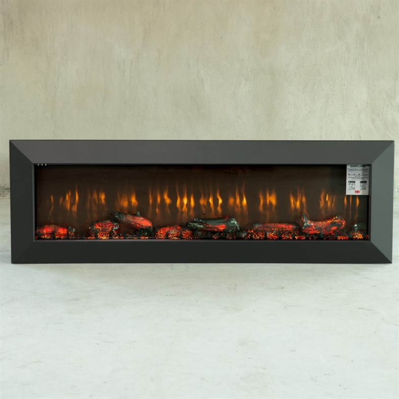 Korflame Kormet 160S 2000 Watt Ses Efektli Isıtmalı Elektrikli Şömine