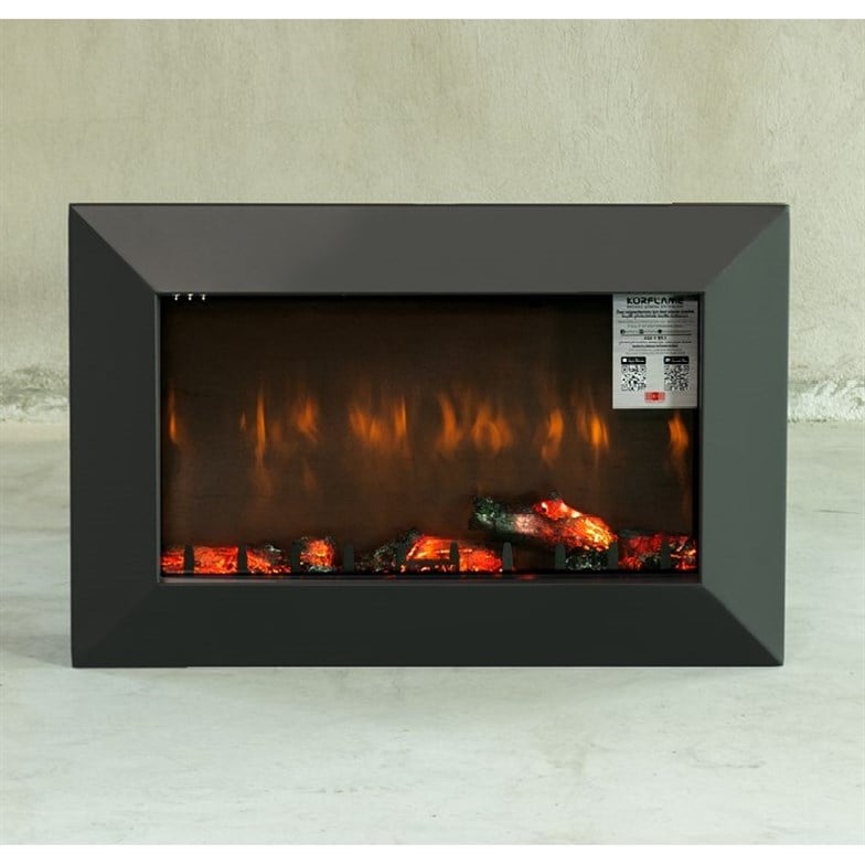 Korflame Kormet 80S 2000 Watt Ses Efektli Isıtmalı Elektrikli Şömine