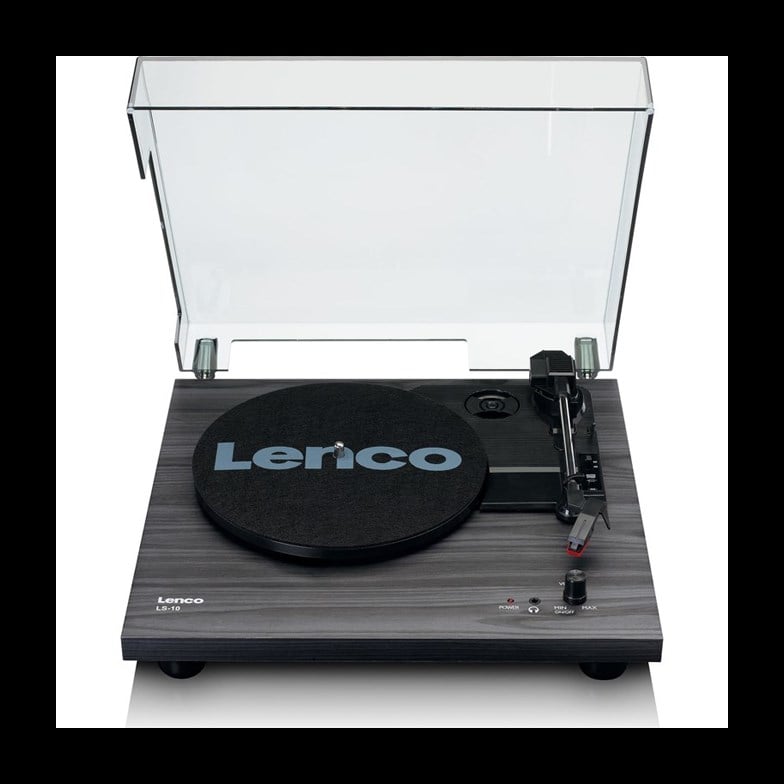 Lenco LS-10 Pikap Siyah ve Ahşap