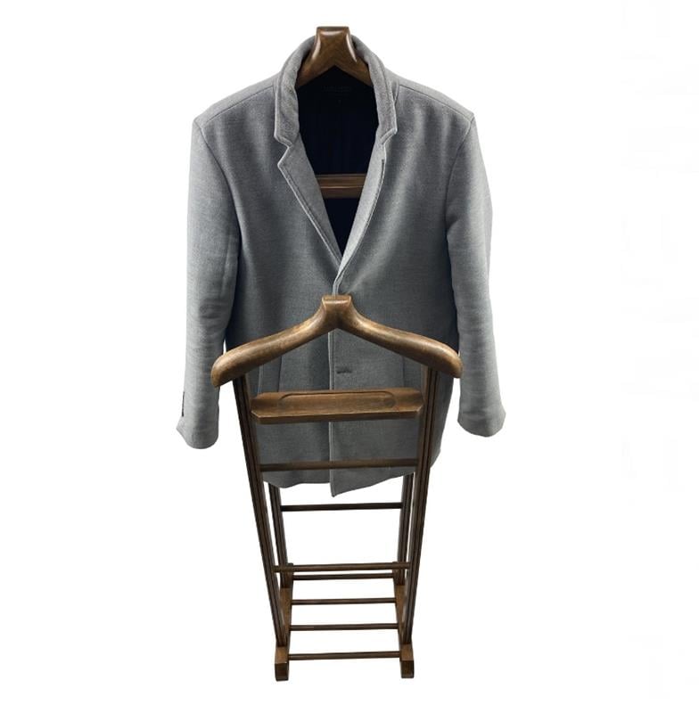 Melada Mobilya Gürgen 155 cm Çift Tepeli Dilsiz Uşak Ceviz Cilalı Double