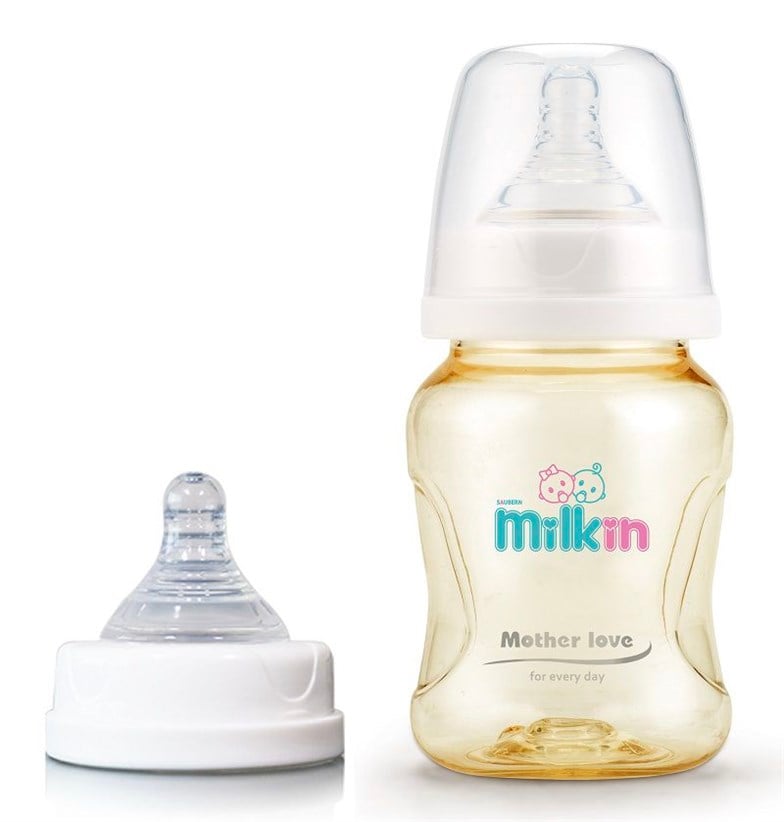 Milk İn 960Ec Silikon Emzikli Biberon - Süt Saklama Şişesi 180 ml