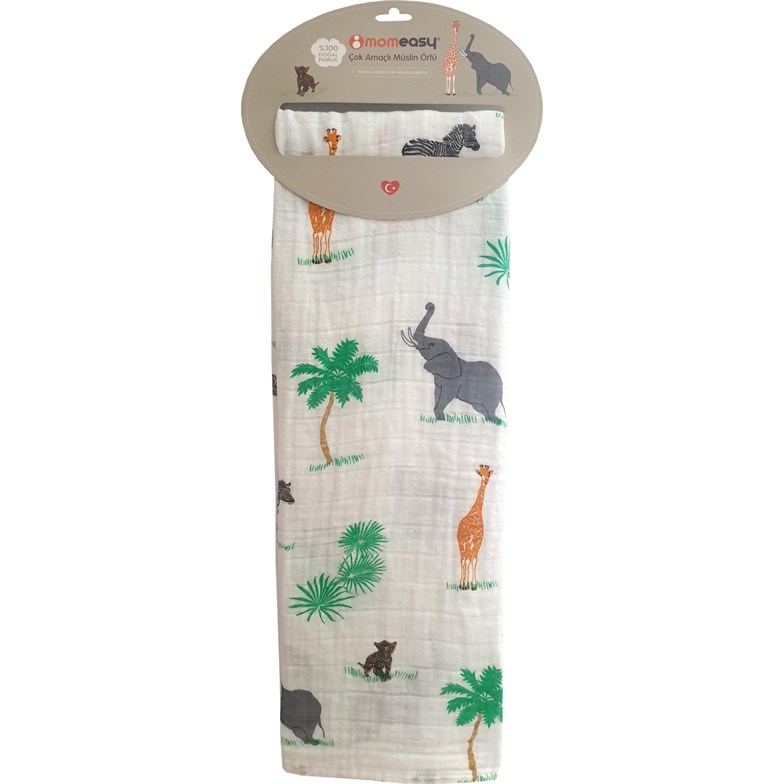 Momeasy 100 x 120 cm Afrika Tekli Örtü