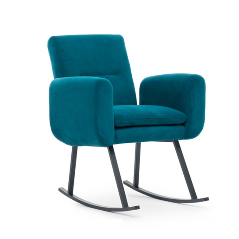 Pafu Kono Sırtı Sonsuz Kademeli Sallanan Sandalye Petrol