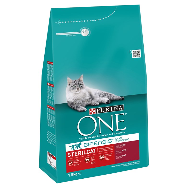 Purina One Steril 1.5 kg Sığır Etli Kısırlaştırılmış Yetişkin Kuru Kedi Maması