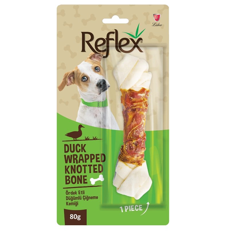 Reflex Ördek Etli Düğümlü Kemik 80 Gr
