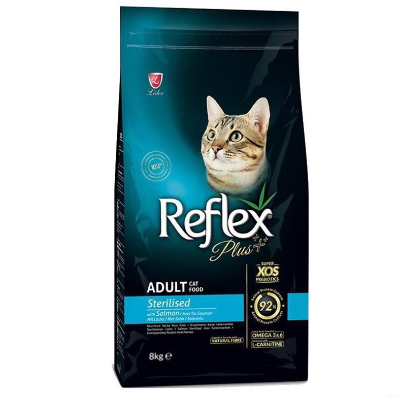 Reflex Plus Somonlu Kısırlaştırılmış 8 kg Yetişkin Kedi Maması