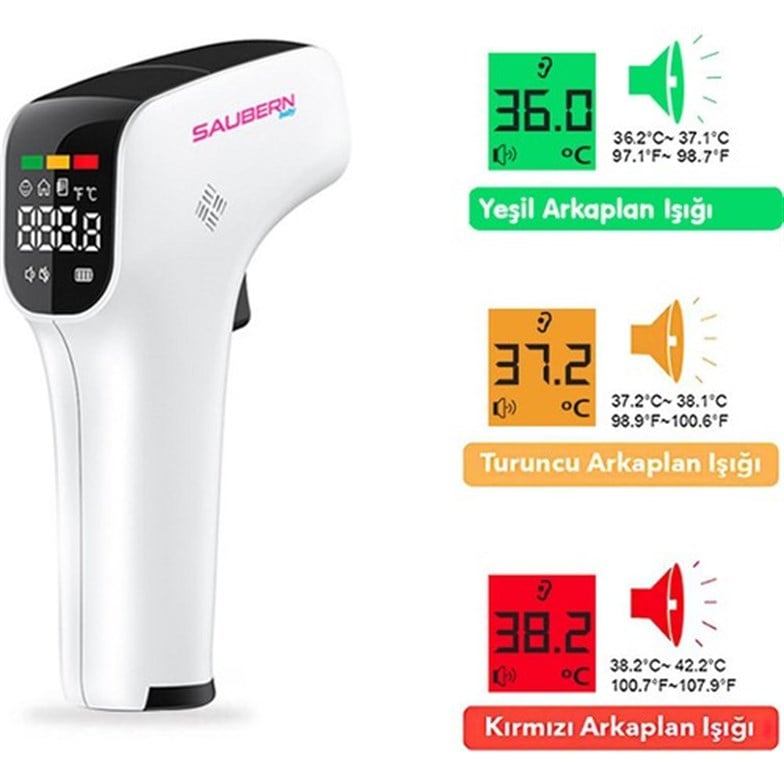 Saubern Baby BNT9608 Temassız Vücut ve Alından Ateş Ölçer