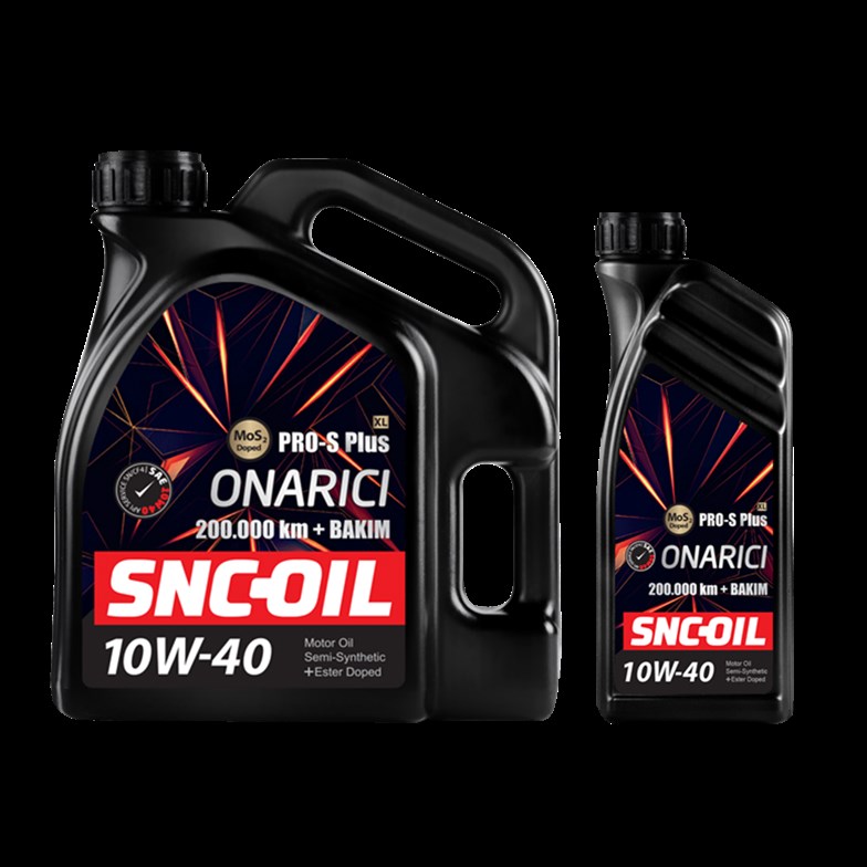 SNC-OIL 200.000 Km + Bakım Pro-S Plus XL Onarıcı 10W-40 Motor Yağı(4+1LT)