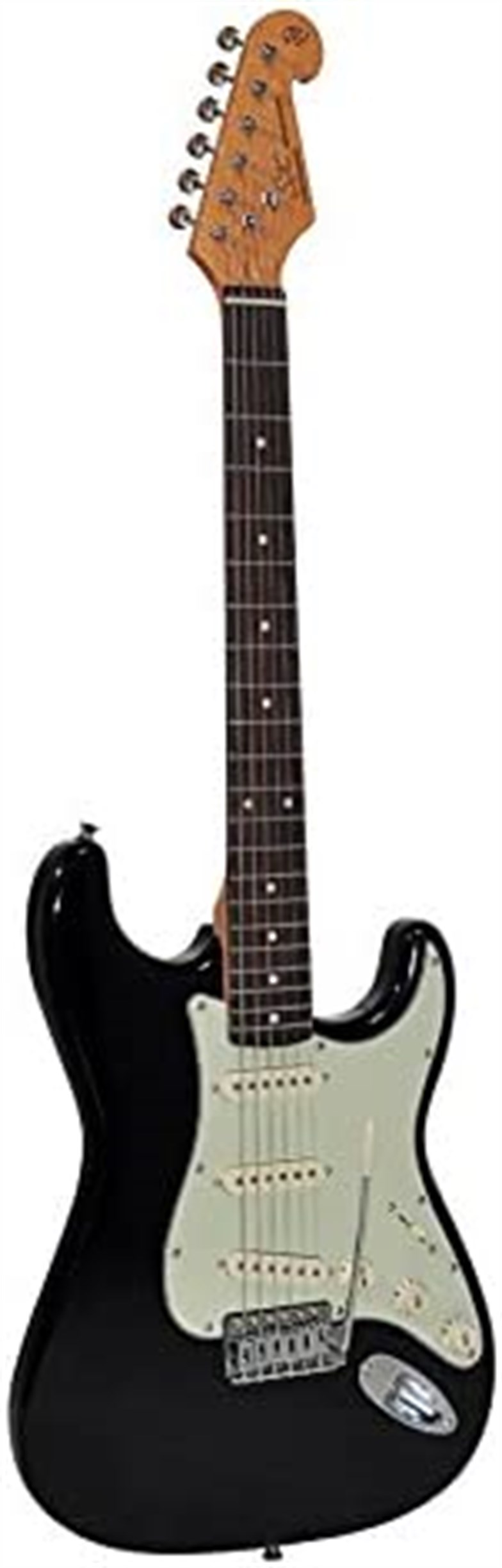 SX Stratocaster 3/4 Elektro Gitar (Siyah)
