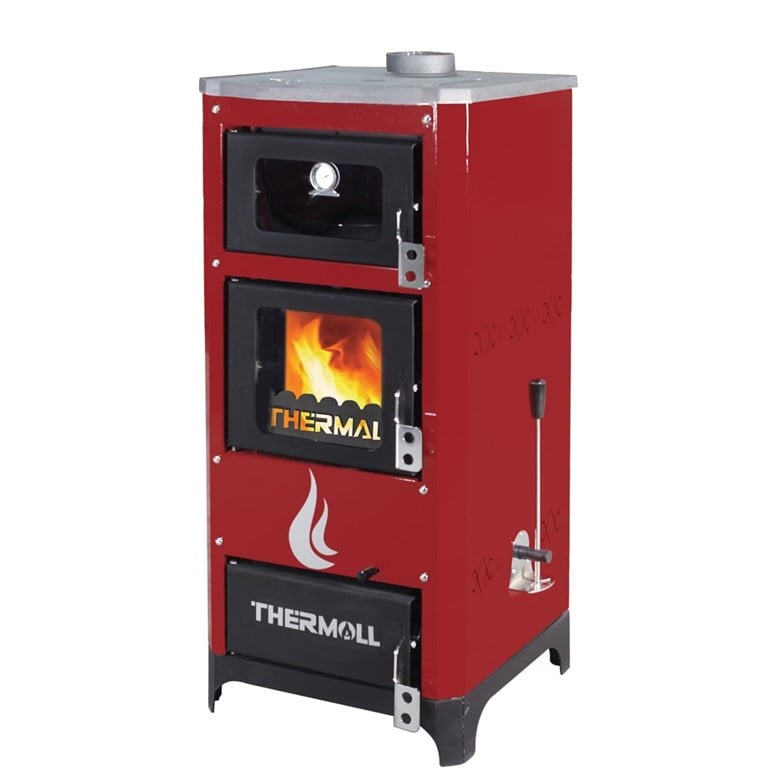 Thermall T-25 Dşk Dikey Şömine Fırınlı Kalorifer Kazanı 25.000 Kcal/h-29,0 Kw