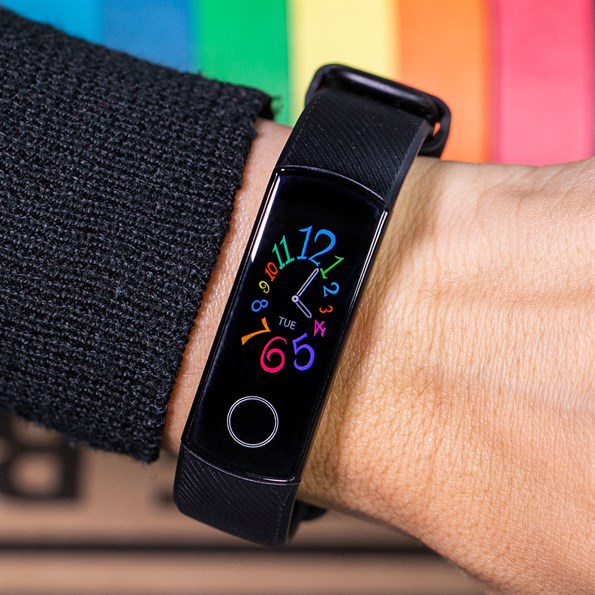 Honor Band 5 Su Gecirmez AMOLED Ekran Ak ll Bileklik Mavi Ereyon