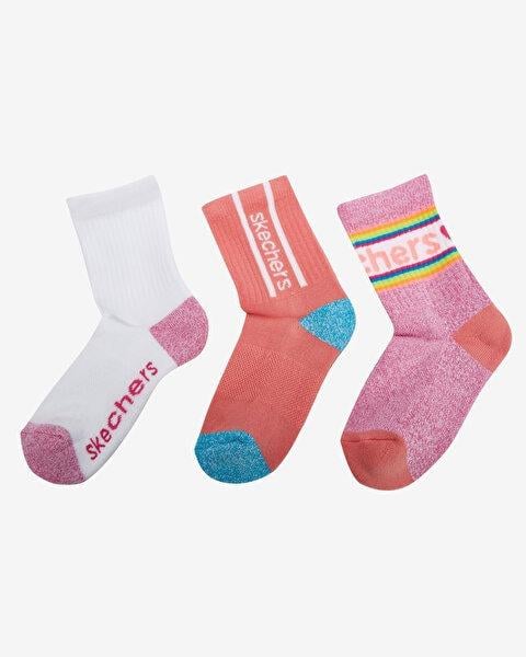 3 Pack Crew Cut Half Terry Socks