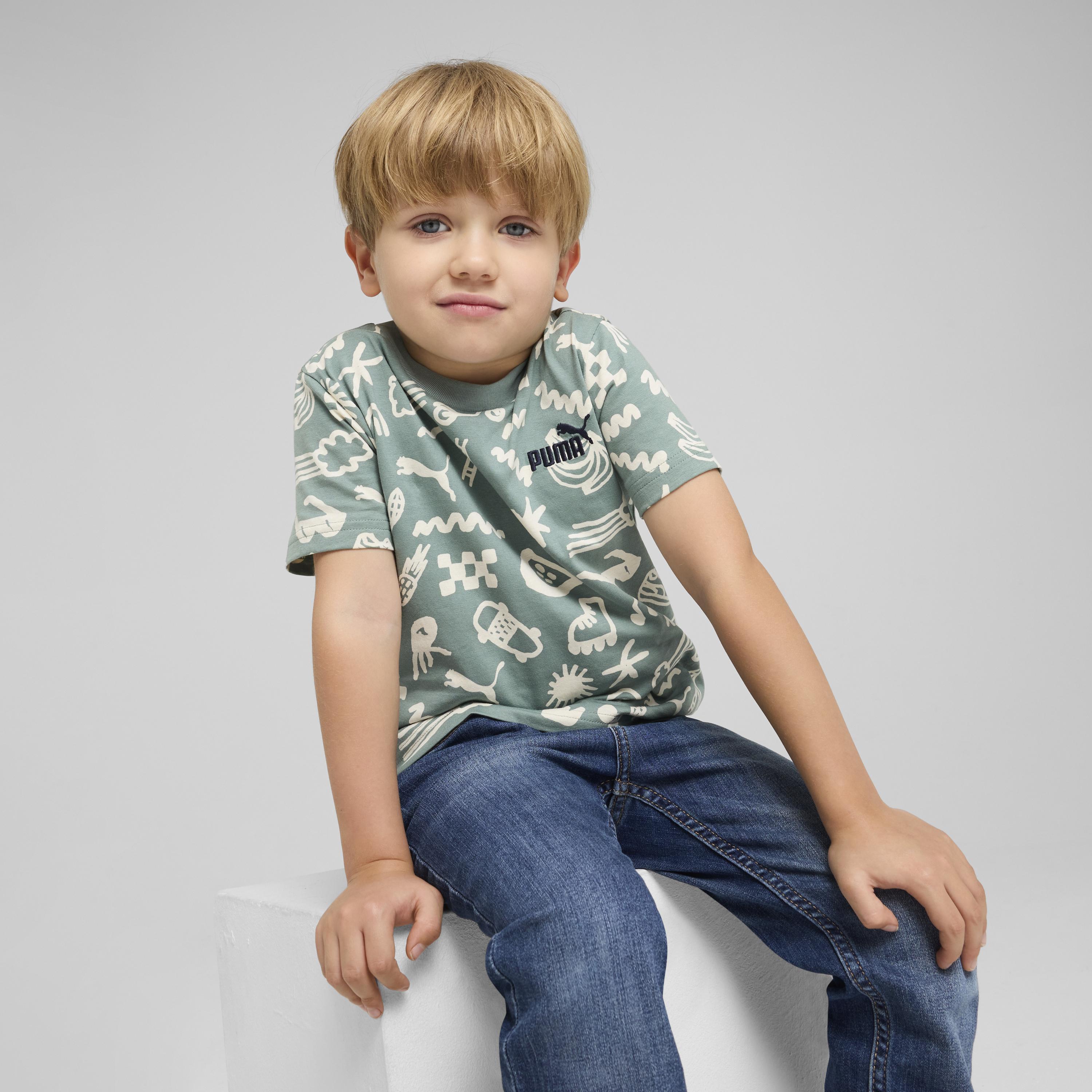 Puma Sandy Adventures Aop Tee Çocuk Tişört