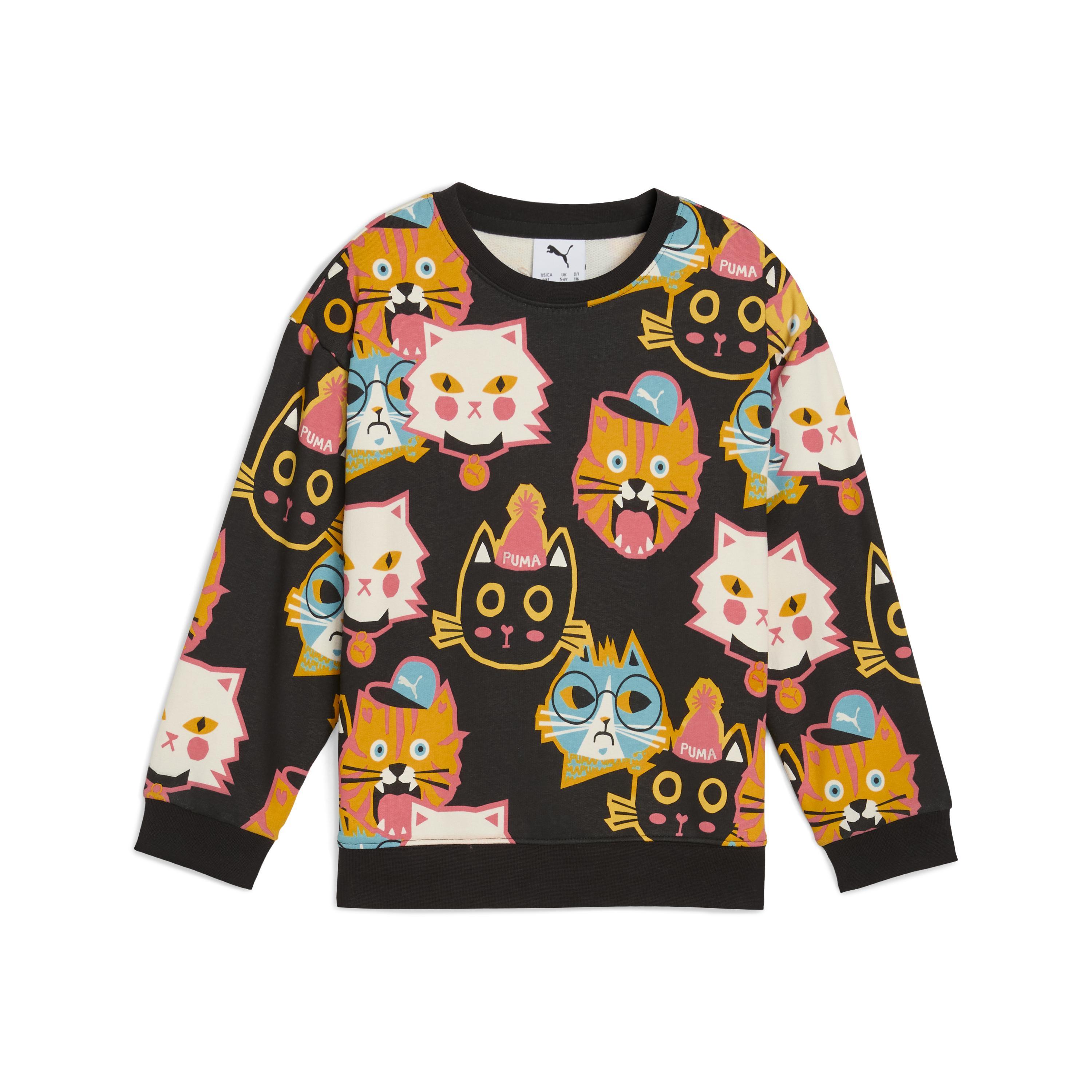 Puma Moody Cat Crew Unisex Çocuk Sweatshirt