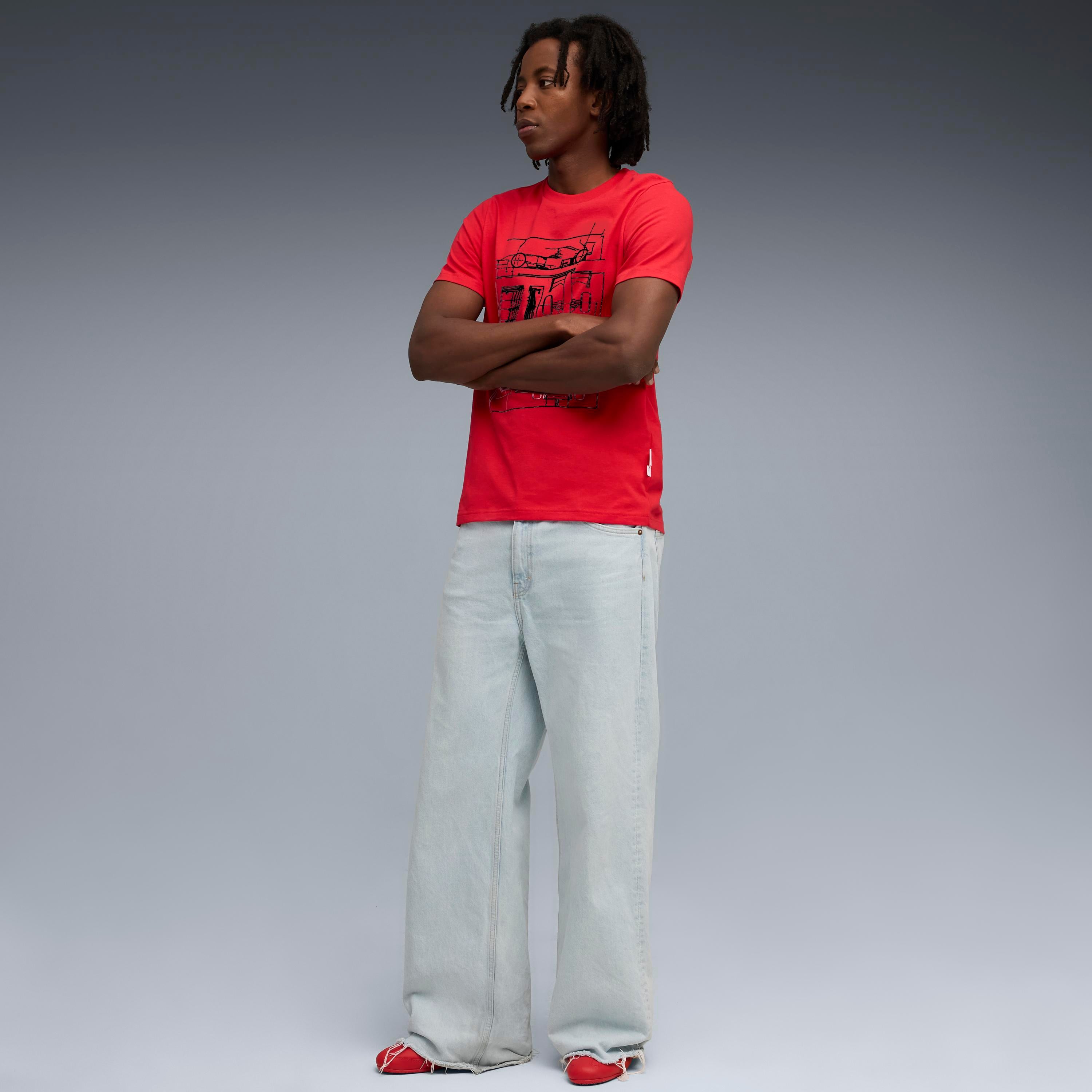 Puma Ferrari Sportswear Graph Tee Erkek Yetişkin T-shirt