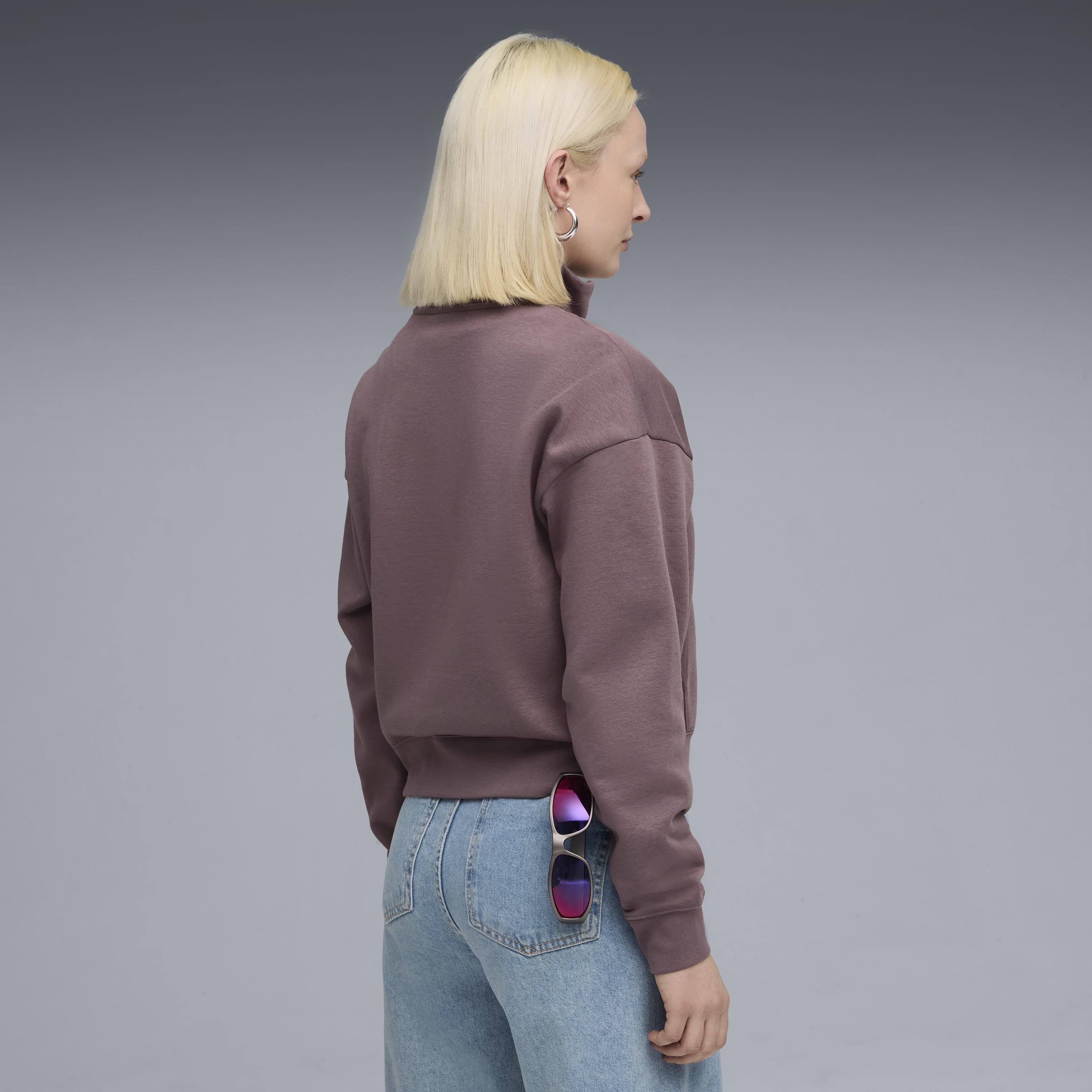 Puma Class Half-Zip Crew Kadın Yetişkin Sweatshirt