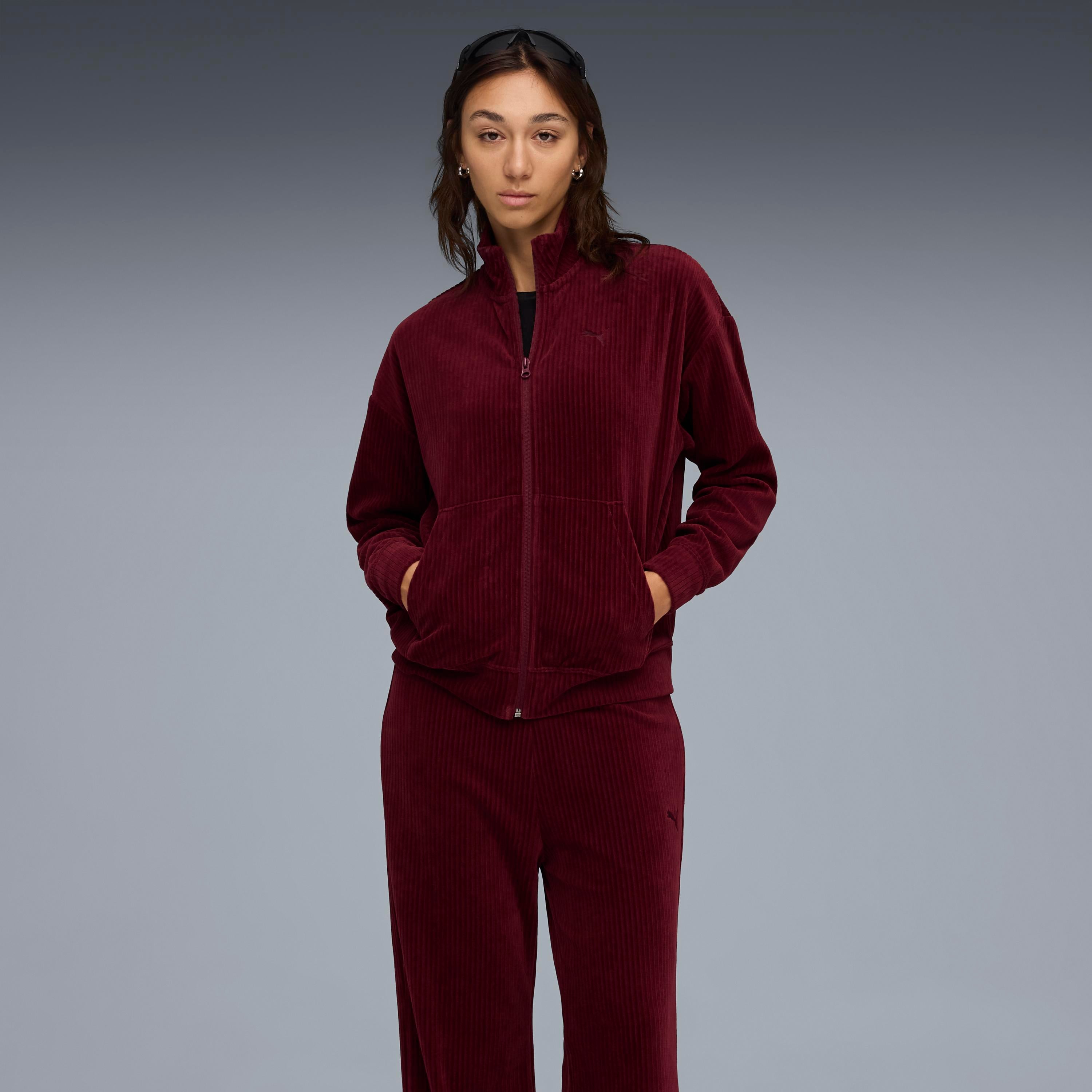Puma Velour Rib Suit Kadın Yetişkin Eşofman Takımı