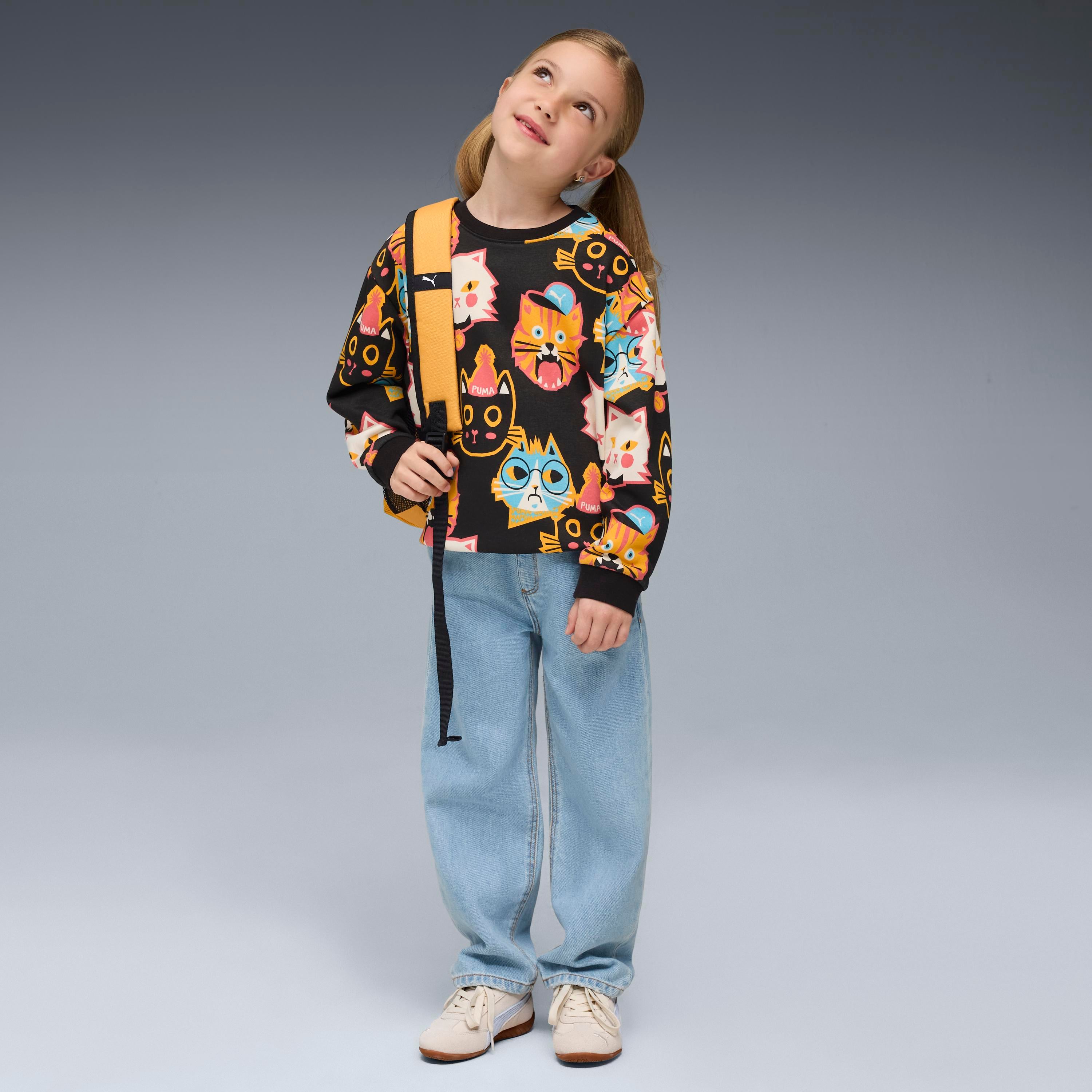 Puma Moody Cat Crew Unisex Çocuk Sweatshirt