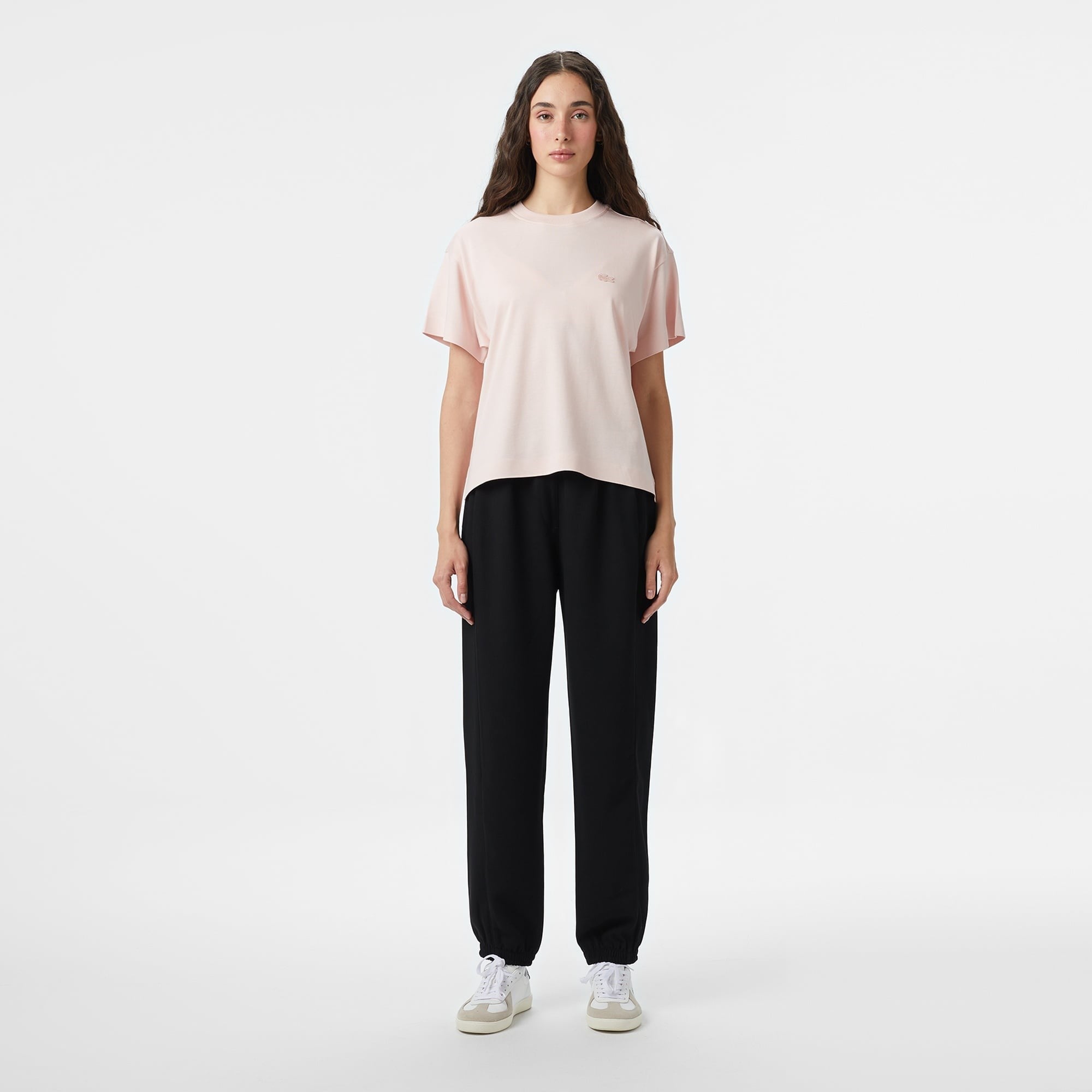 Lacoste Loose Fit Bisiklet Yaka