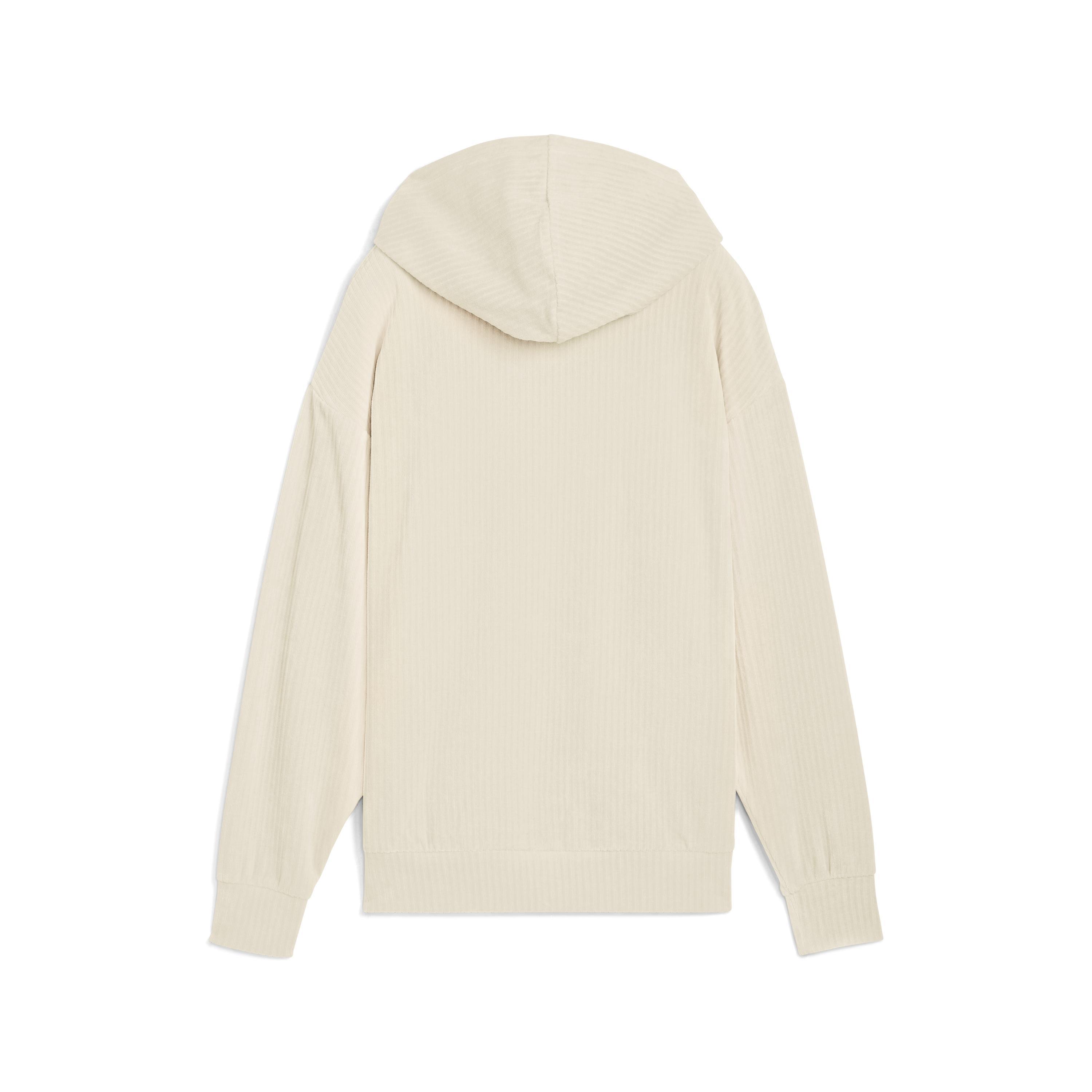 Puma Ess Elevated Velour Hoodie Kadın Yetişkin Sweatshirt